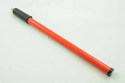 15" RED BIKE PUMP TRADITIONAL TYPE WITH DUAL CONNECTOR FOR ALL BIKE VALVES