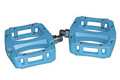RALEIGH OUTLAND MTB PEDALS KUSTOM SLIM FLAT 9-16 BLUE OPE010BB 50% OFF RRP