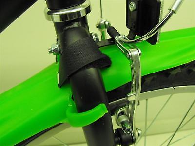 MOUNTAIN BIKE MUDGUARDS WIDE TRENDY GREEN COLOUR AT REDUCED TO FRACTION OF RRP