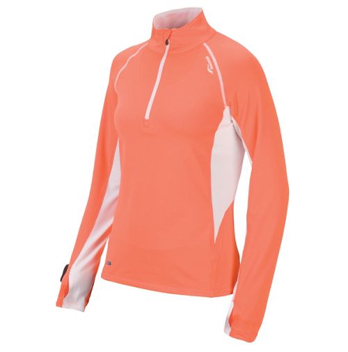 Saucony Womens Drylette Neon Orange Sports Top With USB LED light Large