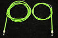 FIXIE or 70's 80's 90's RACING SPORTS BIKE GREEN FRONT & REAR BRAKE CABLE SET - Bankrupt Bike Parts