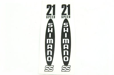 2O x SHIMANO DECAL SHEET "21 SPEED" STICKERS NEW
