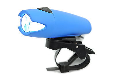 TRENDY BLUE HIGH POWER 3 LED FRONT BIKE LIGHT FLASHES+CONSTANT SUIT OVER 50% OFF