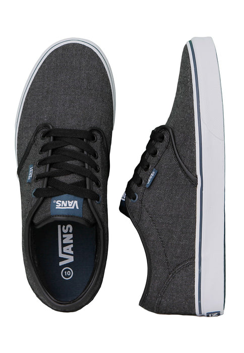 Vans Atwood Skateboarding Casual Shoes UK 7 Black- Orion (RRP: £55)
