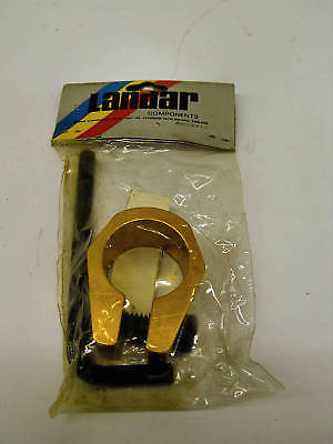 25.4 Seat Post Clamp Gold Alloy Made In 80's By Landar Ideal Old School BMX NOS
