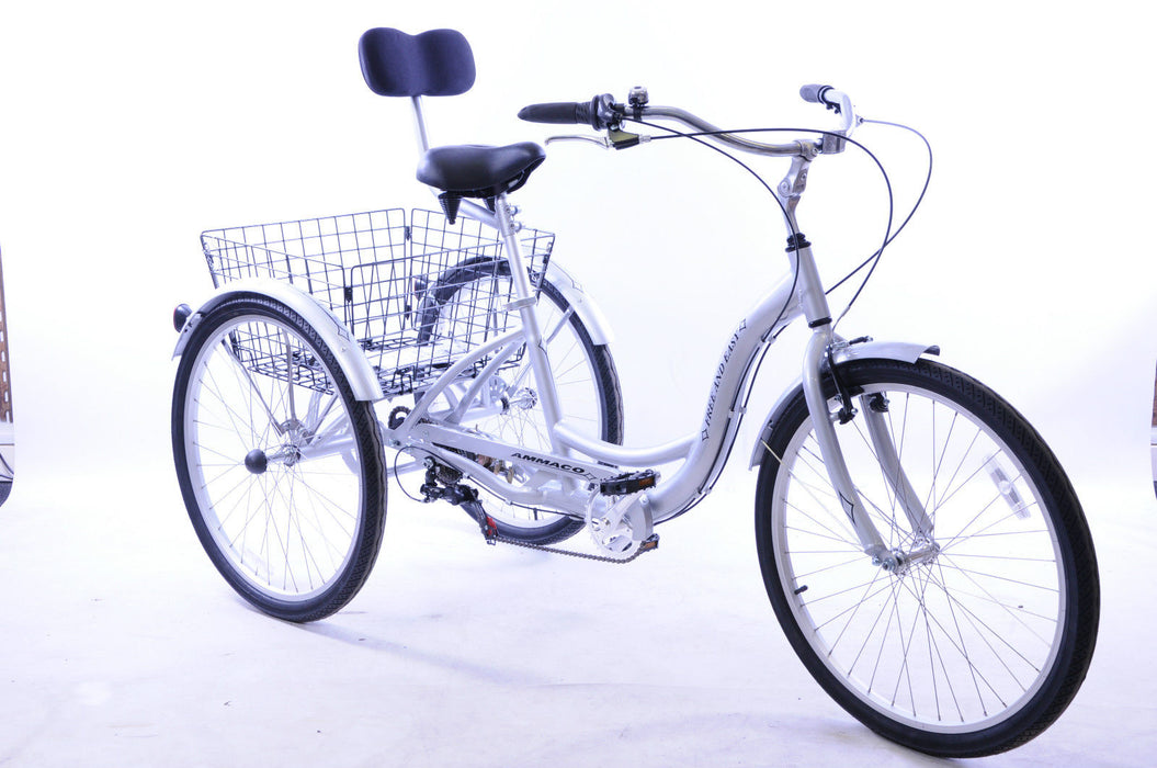 26" WHEEL ALLOY ADULT TRICYCLE,CARGO TRIKE DISABILITY LARGEST WHEEL RRP £879.99 NEW