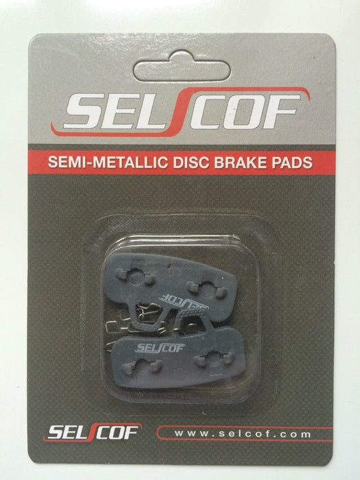 SELCOF SEMI METALLIC DISC BRAKE PADS FOR HAYES STROKER ACE, REPLACEMENTS, S-236