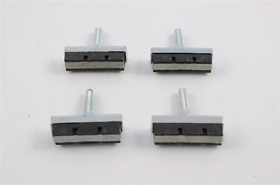CANTILEVER ALL WEATHER SET OF 4 LEATHER FACED BRAKE BLOCKS/PADS/SHOES ...