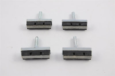 CANTILEVER ALL WEATHER SET OF 4 LEATHER FACED BRAKE BLOCKS-PADS-SHOES STEEL RIMS