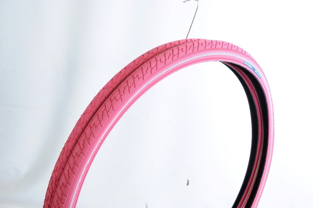 Pink Inner Tyres PAIR PINK DUTCH PERFECT TYRES 700x38c,28 x 1 5/8 x 1 1/2 (SRI-27)SALE ...
