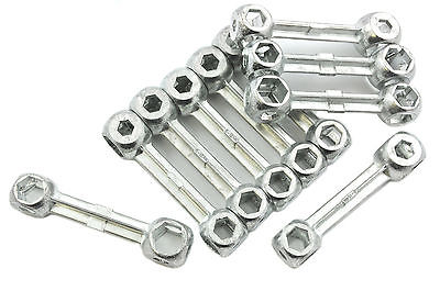 WHOLESALE JOB LOT OF 10 BIKE DUMBELL BOX SPANNERS, IDEAL BOOT SELLERS & SHOPS