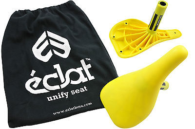 ECLAT UNIFY SEAT LIGHTWEIGHT SADDLE BUILT IN 25.4mm SEAT POST YELLOW 63% OFF