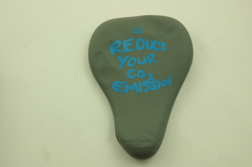 WATERPROOF SILICONE SECOND SKIN BIKE SADDLE COVER REDUCE YOUR C02 EMISSION BLUE