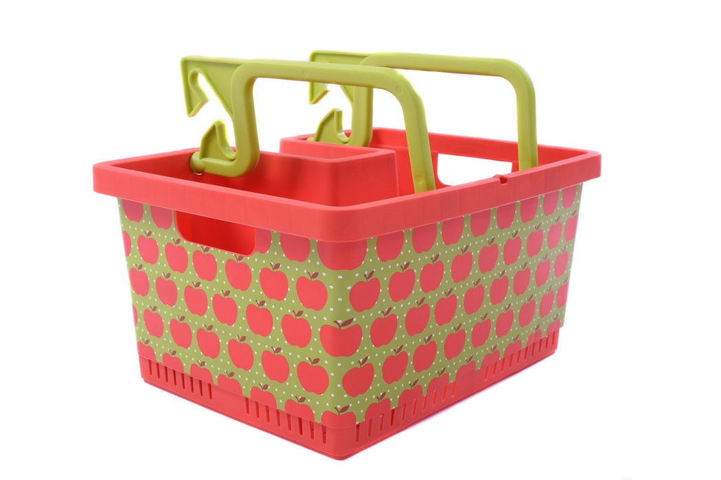 TRENDY APPLE BIKE SHOPPING BASKET EASY FITTING ON TO YOUR CYCLE HANDLEBAR SALE