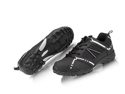 RALEIGH XLC ROAD TOURING CYCLE BIKE SHOES BLACK FLAT OR CLEATS SIZE 41 UK 7
