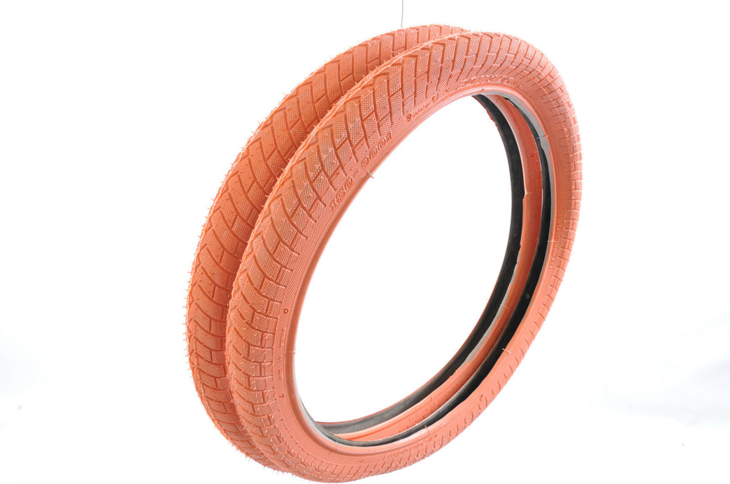 Orange 2024 bmx tires