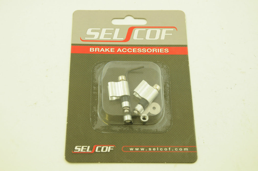 PAIR SELCOF CABLE ROUTING ADJUSTERS -THE HOLDER I – FRAME MOUNTING SILVER 40%OFF