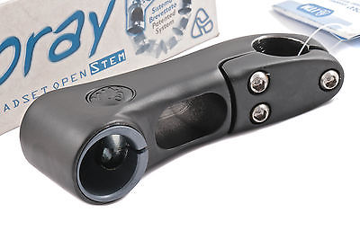 ITM MORAY ROAD BIKE HANDLEBAR STEM 25.4mm (1”)100mm DROP BAR RACER STEM BLACK