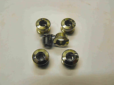 SET OF FIVE CHAINRING BOLTS IDEAL FOR OLD SCHOOL & MODERN BMX, FIXIE,RACER BIKES