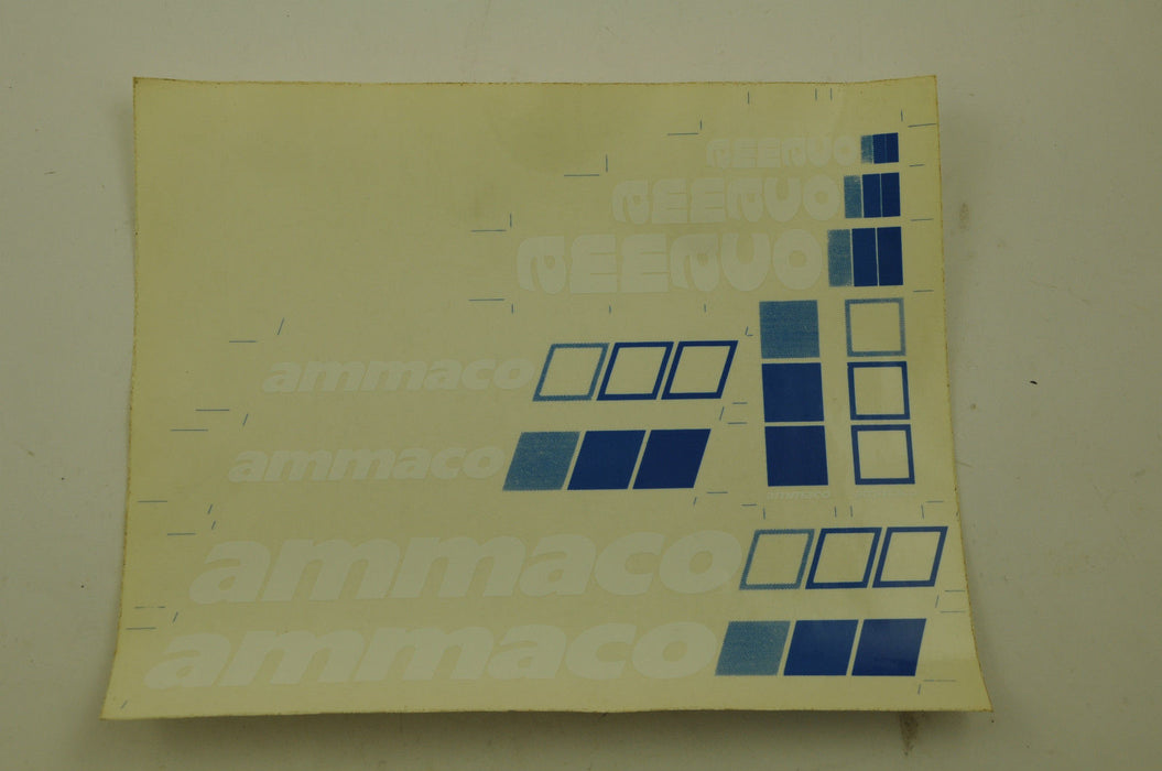 Ammaco Sticker AMMACO OLD SCHOOL BMX / RACING BIKE 80’s MADE,SET OF 80’s DECAL,STICKER ...