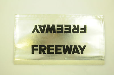 OLD SCHOOL BMX FREEWAY FRAME PAD CRASH-PAD CHROME SILVER NOS MADE IN 80’s