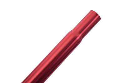 OLD SCHOOL BMX MTB 25.4mm SPECIAL SEAT POST ALLOY ANODISED 16” SADDLE STEM RED