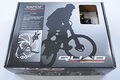 QUAD RAPIDE BIKE 1.2 HYDRAULIC DISC BRAKE REAR 180mm ROTOR DHILL BIKE 50% OFF RR