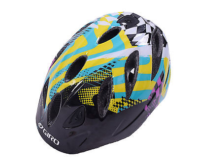 GIRO RASCAL SHARDS CHILDS KIDS CYCLE BIKE HELMET BUILT IN LED LIGHTS 5