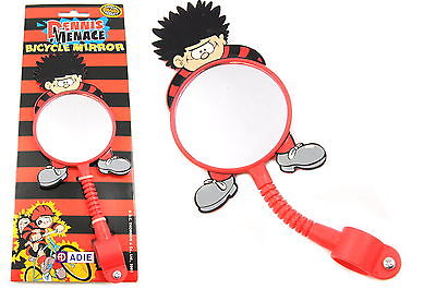 DENNIS THE MENACE HANDLEBAR MIRROR FOR KIDS BIKES,TRIKES & SCOOTERS