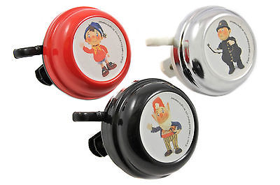NODDY BIKE BELLS incl PC PLOD, BIG EARS CYCLE BELL ASSORTED COLOURS