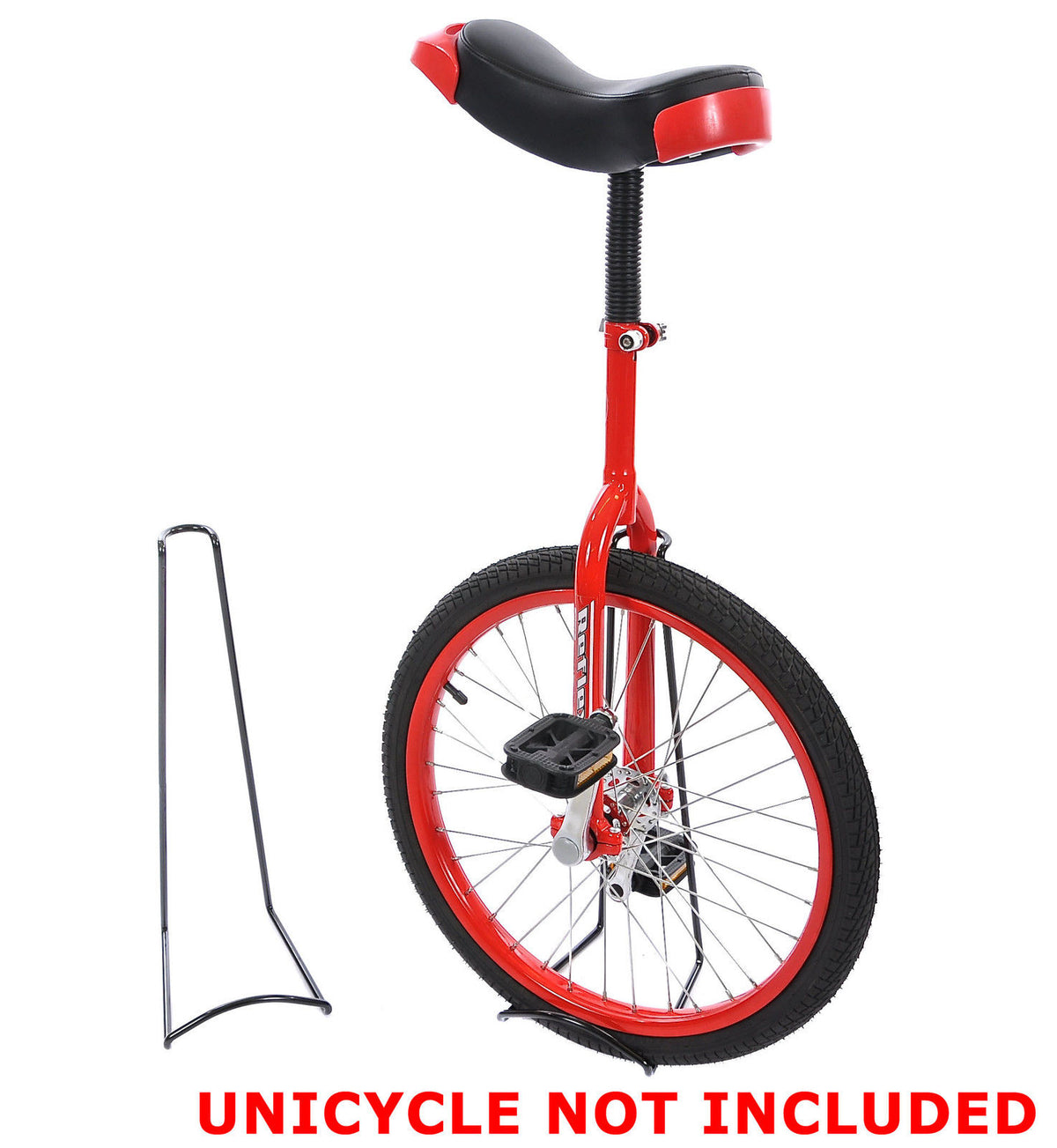 UNICYCLE FREE STANDING STAND IDEAL FOR HOME,GARAGE,SHED OR DISPLAY STA