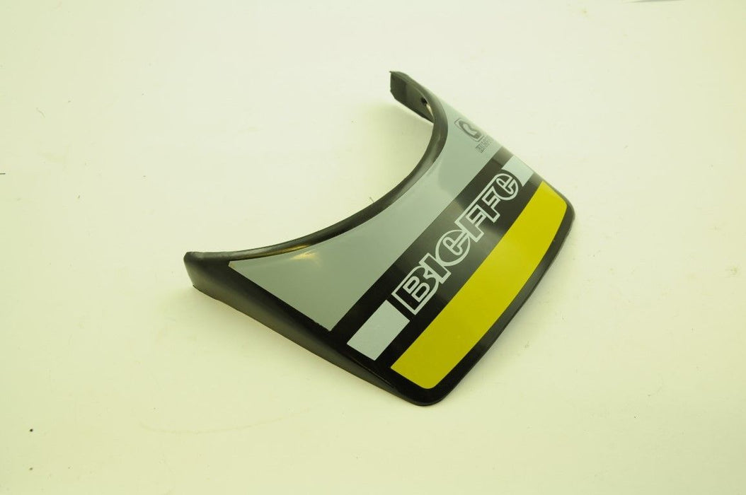 OLD SCHOOL BMX 80`s MADE BIEFFE BLACK HELMET SHIELD VISOR GUARD NEW OLD STOCK