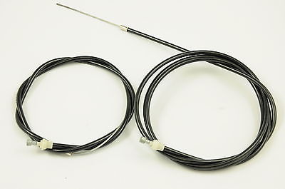 FRONT & REAR BRAKE CABLE SET, 70’s, 80’s,90’s RACING SPORTS BIKE,RACER PEAR NIPP