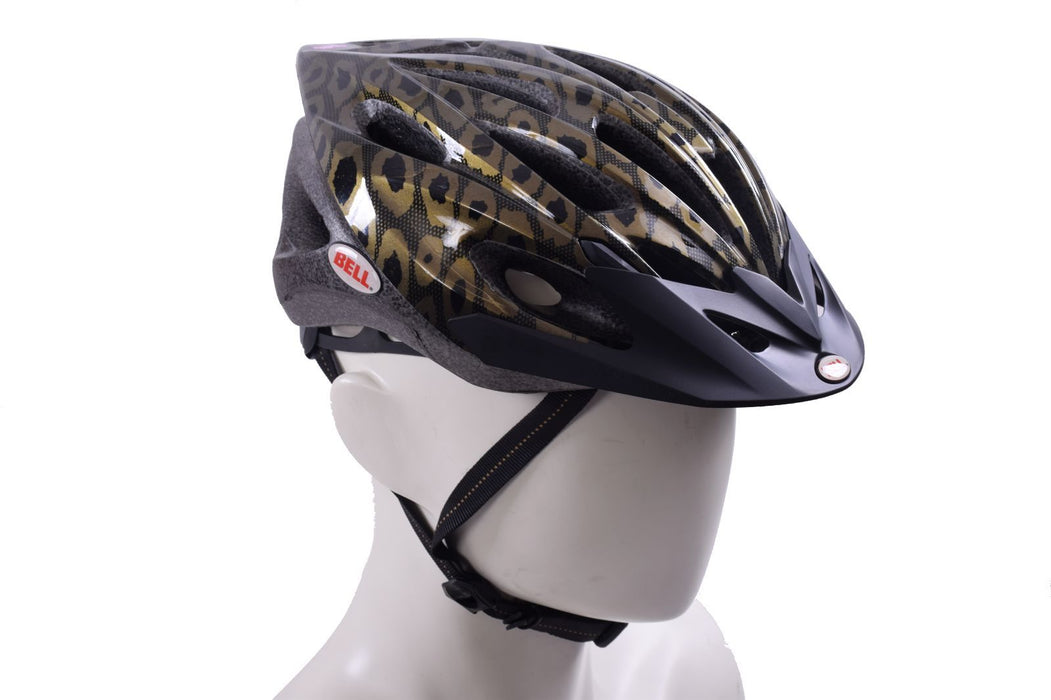 bell vela bike helmet women's BELL VELA GOLD LEOPARD WOMENS BIKE HELMET LADIES CYCLE 50-57cm IDEAL P