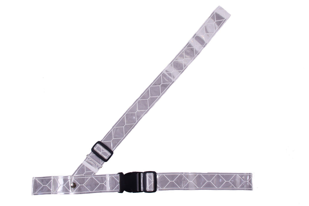 WOWOW SAM BROWNE VERY BRIGHT FULLY REFLECTIVE FLUORESCENT WHITE BELT wowow-sam-browne-very-bright-fully-reflective-fluorescent-white-belt