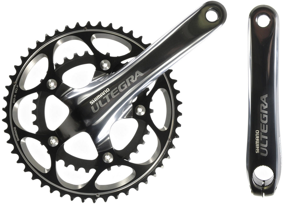 SHIMANO ULTEGRA CHAINSET 170mm ROAD 10SPD DOUBLE 50-34 TEETH WITH BB FC-6650