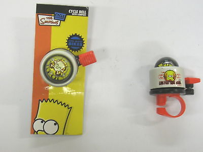 SIMPSONS CYCLE BELL WITH COMPASS FOR KIDDIES BIKES & TRIKES GREAT IDEAL PRESENT