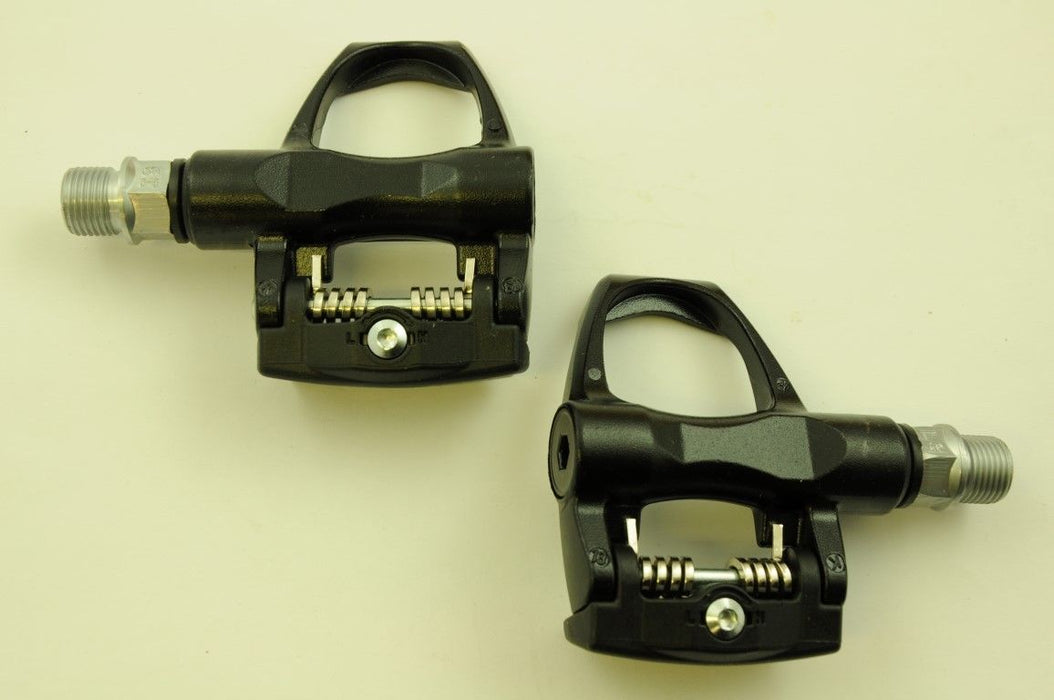 tour de france pedals TOUR DE FRANCE BLK ALLOY RACING CLIPLESS BIKE PEDALS WITH LOOK KEO CLE