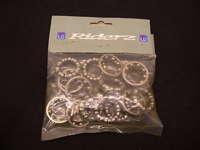 BOTTOM BRACKET BALL RACE RETAINERS 1-4"x 9 WHOLESALE PACK OF 16 MTB-ATB REDUCED