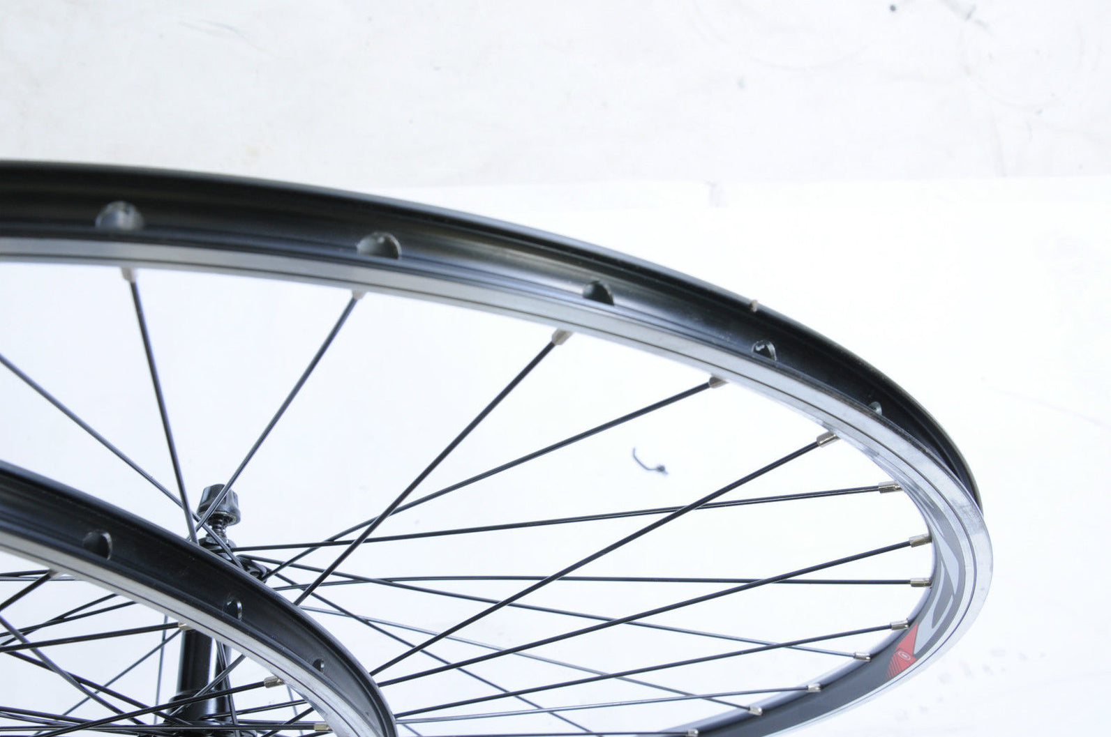 PAIR 700c 622 x 13 ROAD BIKE RACER WHEELS BLACK QR HUBS 7 CASSETTE NAR