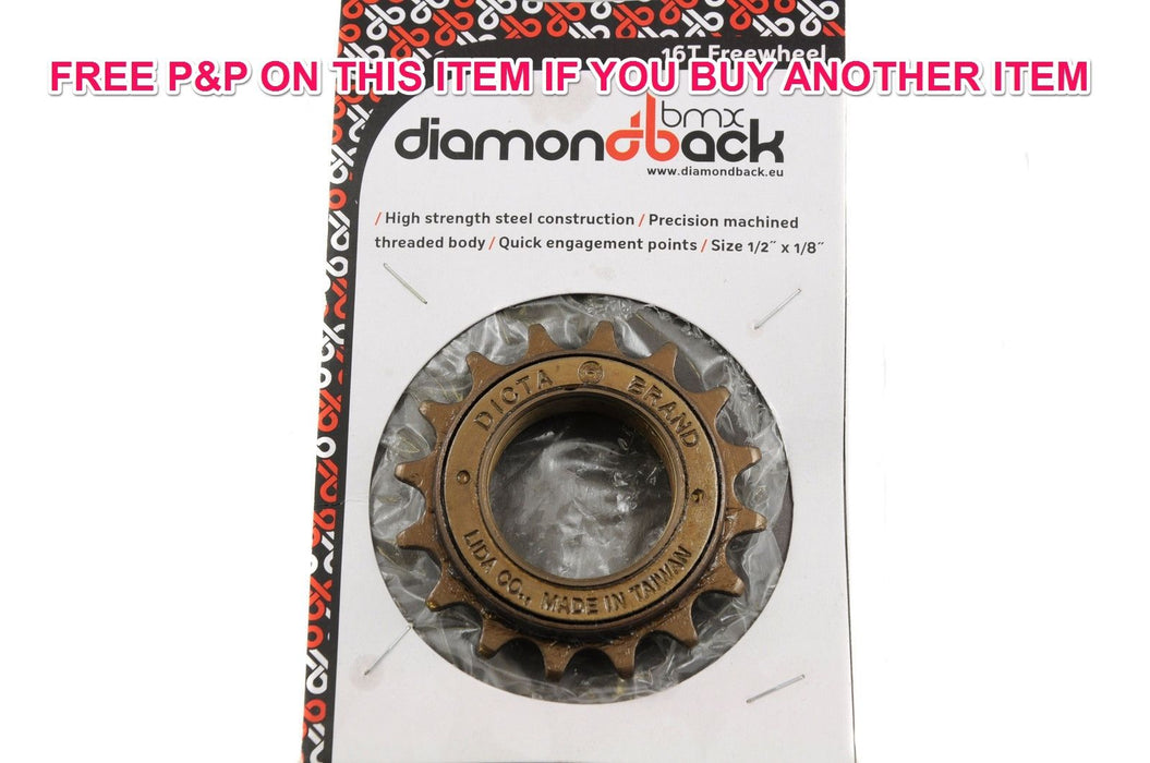 DIAMOND BACK 16T TEETH 1-8"FREEWHEEL SPROCKET COG BMX,ADULT,JUNIOR BIKE