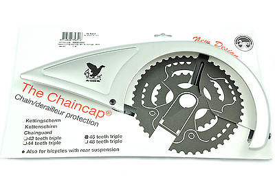 CHAINCAP CHAINGUARD FOR DOUBLE+TRIPLE CHAINSETS UP TO 46 TEETH,MTB,TREKKING ETC