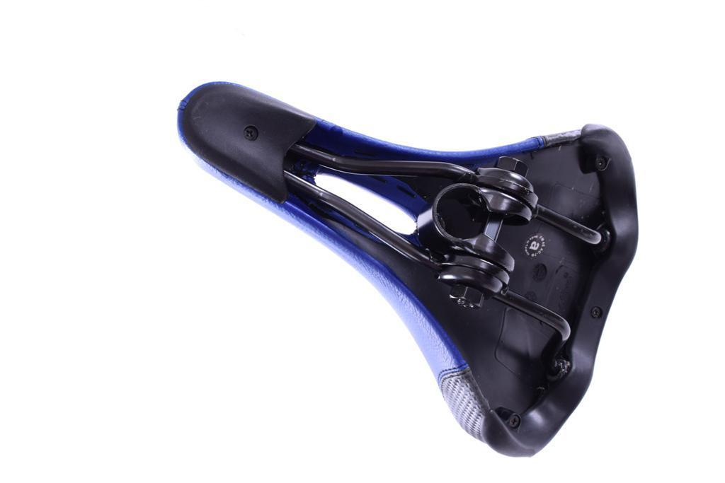 TOP QUALITY STYLISH JUNIOR CYCLE SEAT BLUE&GREY BIKE SPORTS SADDLE WITH BRACKET