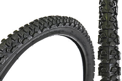 PAIR (2) MTB TYRES TRAIL TRAX 26 x 2.25 HEAVY DUTY OFF ROAD MOUNTAIN BIKE TYRES