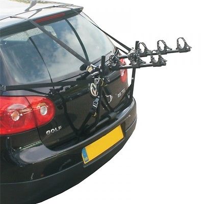 HOLLYWOOD FE3 EXPRESS 3 BIKE CAR BOOT RACK USA MADE.WINTER PRICE 37% OFF RRP