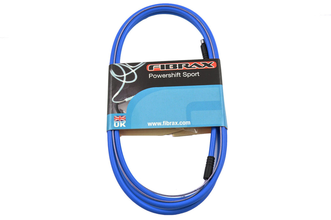 Fibrax Powershift Gear Cable Blue Outer With Stainless Inner Gear Cable 1.1 Metre