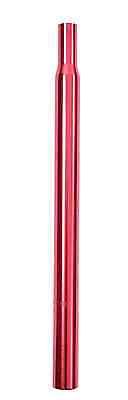 OLD SCHOOL BMX MTB 28.6mm SPECIAL SEAT POST ALLOY ANODISED 16” SADDLE STEM RED