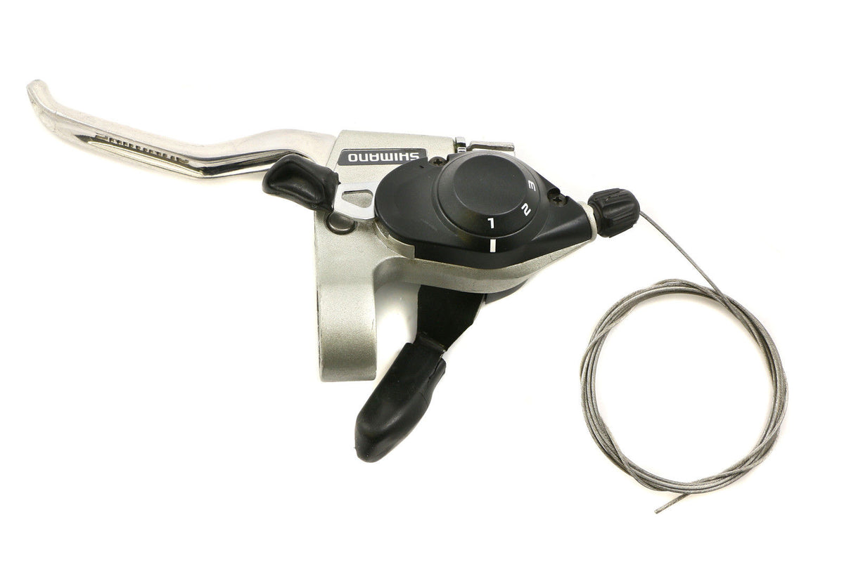 Shimano ST-EF20 Leva Frizione E Freno Sinistro 3 Velocità – Argento, Usato In Buone Condizioni