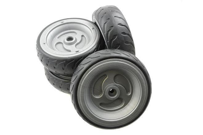 SET OF FOUR 200mm WHEELS FOR CHILDS BUGGY,GO KART TRIKE IDEAL DIY SPECIAL BUILD