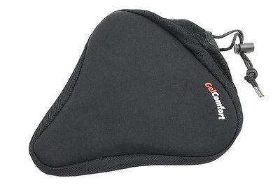 GEL EXTRA WIDE SEAT COVER UNISEX MTB COMFORT SOFT SADDLE COVER 25x24cm REAL GEL